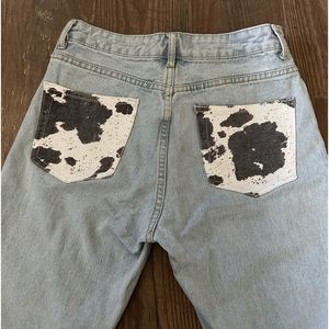 ADIKA cow print jeans